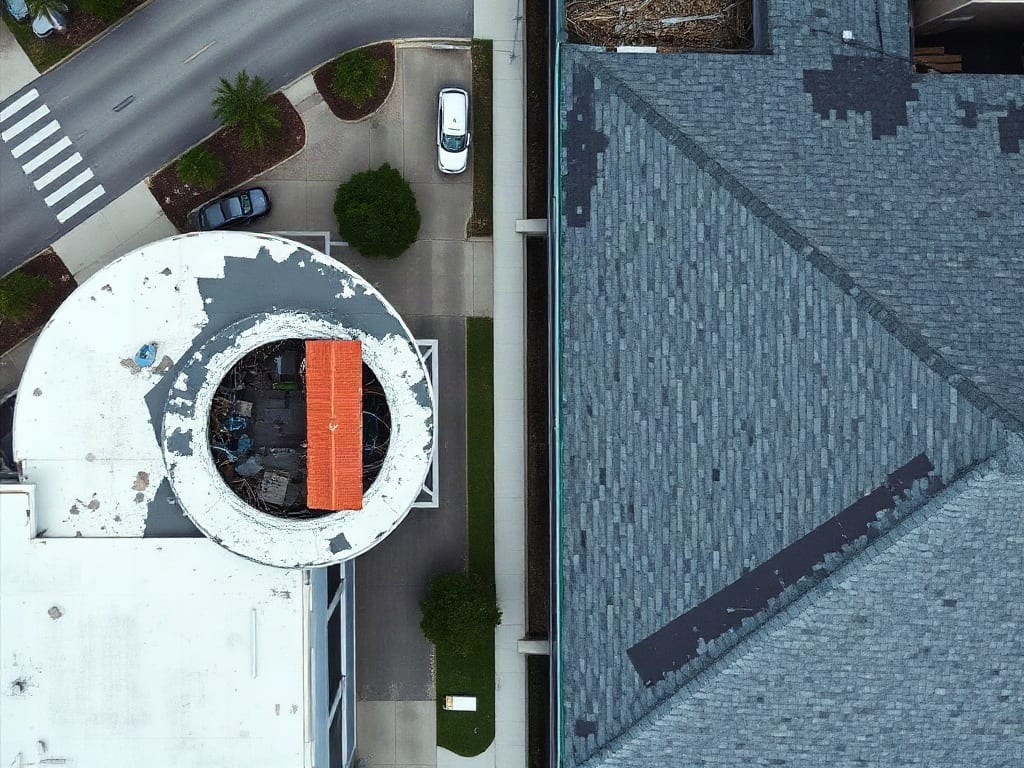 Blog index hero: a claims liaison on the roof of a tanker with a GPS tablet — the visual base for the long-form essays index.